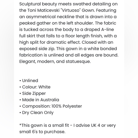 Toni Maticevski Virtuoso - Designer Wedding dress - Picture 9 of 15